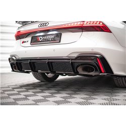 Maxton - Diffuseur arrière Complet Audi RS7 C8 (Version avec attelage)