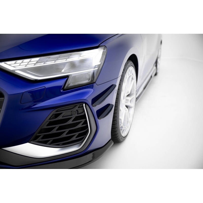 Maxton - Ailes de pare-chocs avant (Canards) Audi A3 S-Line Sedan / S3 Sedan 8Y Facelift