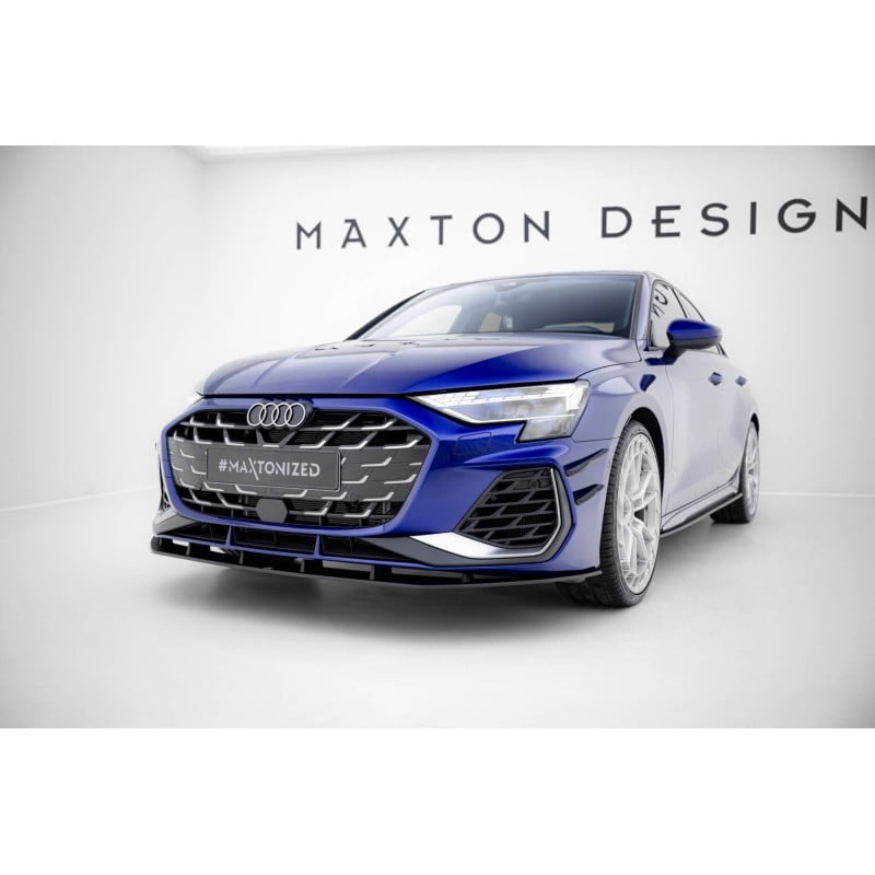Maxton - Street Pro Lame Du Pare-Chocs Avant Audi A3 S-Line Sedan / S3 Sedan 8Y Facelift