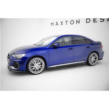 Maxton - Rajouts Des Bas De Caisse V.2 Audi A3 S-Line Sedan / S3 Sedan 8Y Facelift