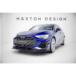 Maxton - Lame Du Pare-Chocs Avant V.1 Audi A3 S-Line Sedan / S3 Sedan 8Y Facelift