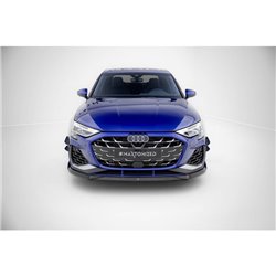 Maxton - Lame Du Pare-Chocs Avant V.3 Audi A3 S-Line Sedan / S3 Sedan 8Y Facelift