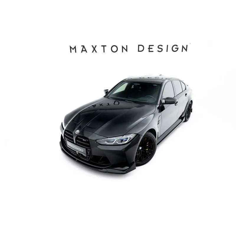 Maxton - Lame Du Pare-Chocs Avant V.4 CSL Look BMW M3 Sedan / Touring G80 / G81