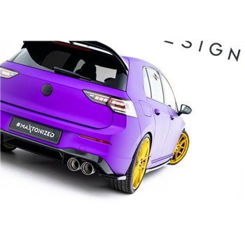 Maxton - Lames De Pare-Chocs Arrière Latérales V.2 Volkswagen Golf R Mk8 Facelift