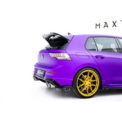 Maxton - Lames De Pare-Chocs Arrière Latérales V.2 + Ailerons Volkswagen Golf R Mk8 Facelift