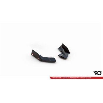 Maxton - Lames De Pare-Chocs Arrière Latérales V.2 + Ailerons Volkswagen Golf R Mk8 Facelift