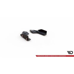 Maxton - Lames De Pare-Chocs Arrière Latérales V.2 + Ailerons Volkswagen Golf R Mk8 Facelift