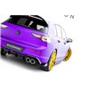Maxton - Lames De Pare-Chocs Arrière Latérales V.6 + Flaps Volkswagen Golf R Mk8 Facelift