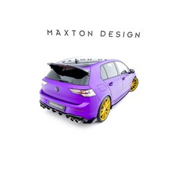 Maxton - Lames De Pare-Chocs Arrière Latérales V.6 + Flaps Volkswagen Golf R Mk8 Facelift