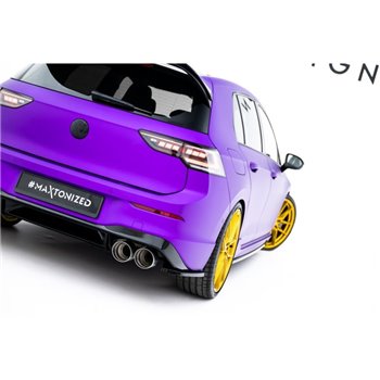 Maxton - Lames De Pare-Chocs Arrière Latérales V.1 Volkswagen Golf R Mk8 Facelift