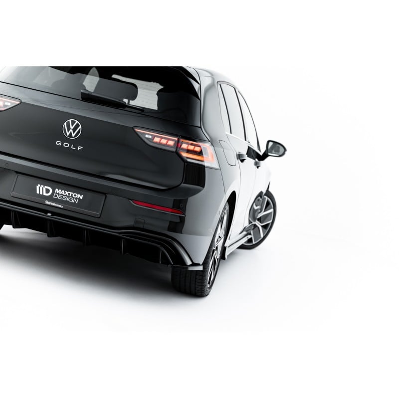 Maxton - Lames De Pare-Chocs Arrière Latérales Volkswagen Golf Mk8 Facelift