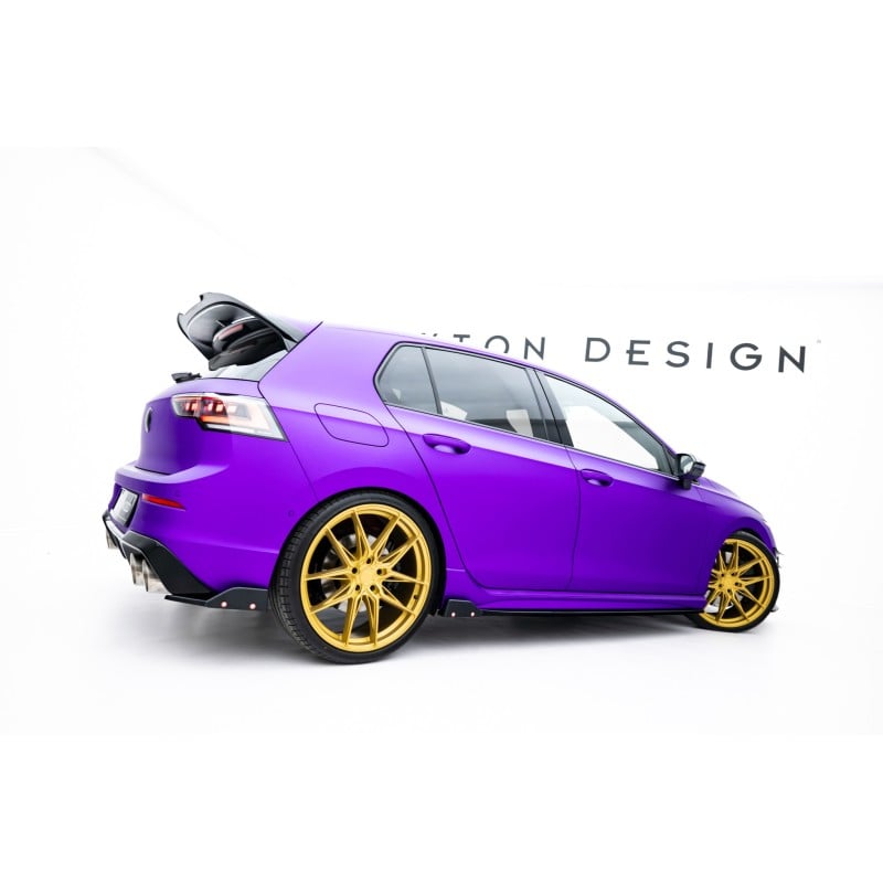 Maxton - Rajouts Des Bas De Caisse V.2 + Ailerons Volkswagen Golf R Mk8 Facelift
