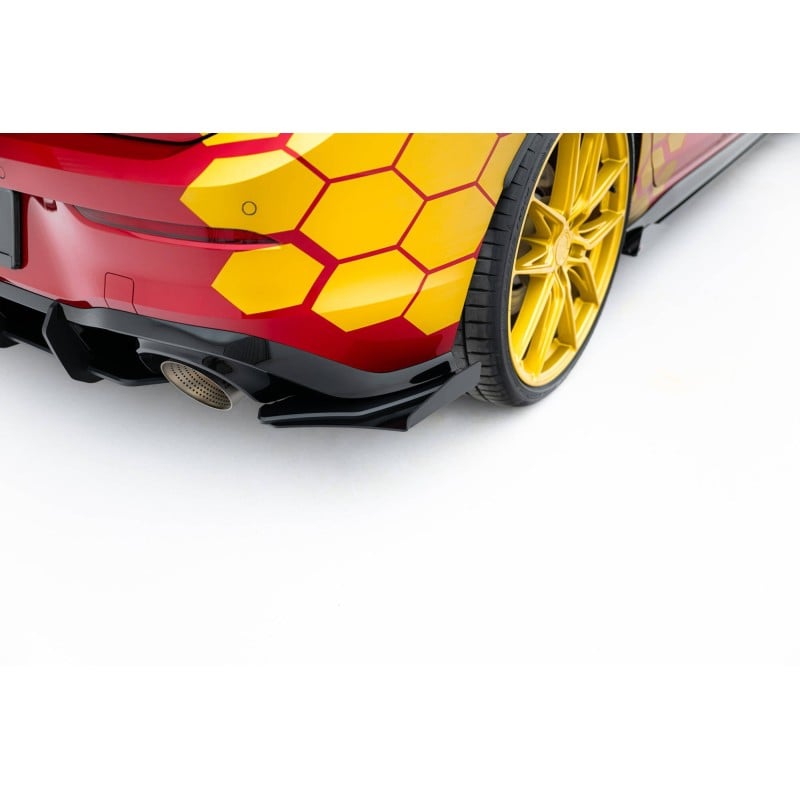 Maxton - Street Pro Lame Du Pare Chocs Arriere + Flaps Volkswagen Golf GTI Clubsport Mk8 Facelift