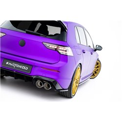 Maxton - Lames De Pare-Chocs Arrière Latérales V.3 Volkswagen Golf R Mk8 Facelift