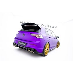 Maxton - Lames De Pare-Chocs Arrière Latérales V.3 Volkswagen Golf R Mk8 Facelift