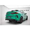 Maxton - Arriere Splitter (avec une barre verticale) BMW X6 M F96 Facelift