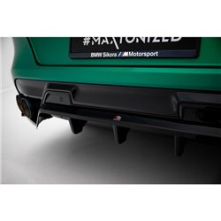 Maxton - Arriere Lame (avec une barre verticale) BMW X6 M F96 Facelift