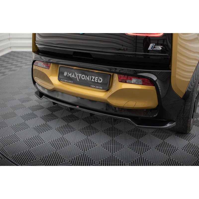 Maxton - Arriere Splitter (avec une barre verticale) BMW i3 S Mk1 Facelift