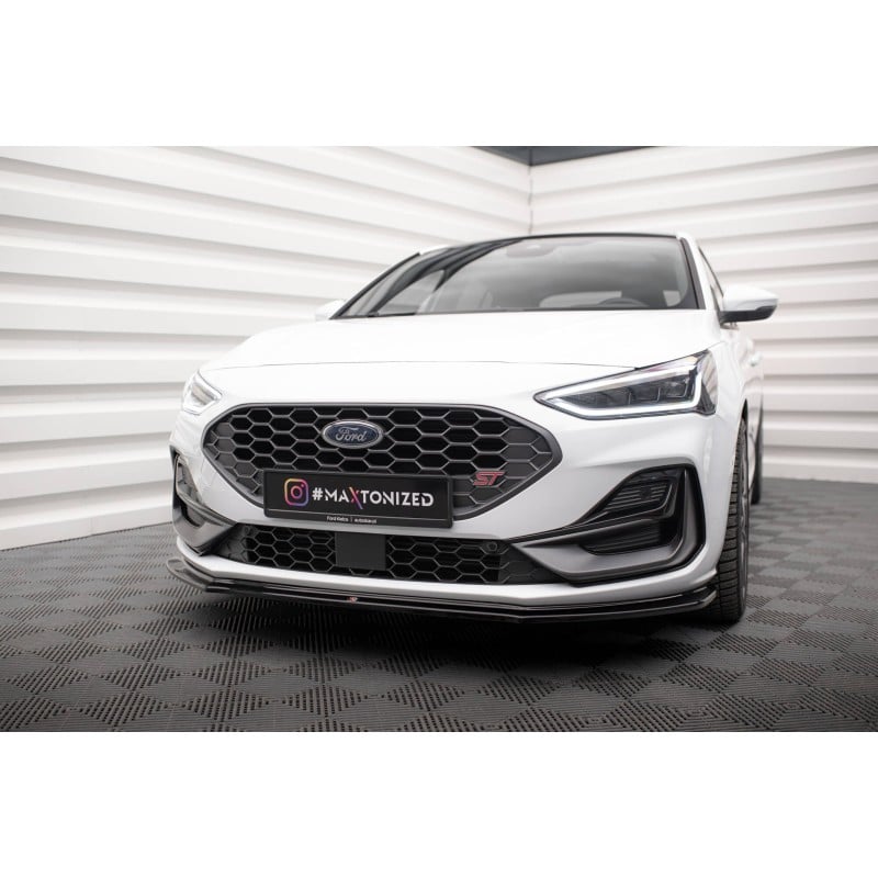 Maxton - Lame Du Pare-Chocs Avant V.4 Ford Focus ST / ST-Line Mk4 Facelift