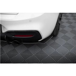Maxton - Street Pro Lame Du Pare Chocs Arriere V.2 BMW 1 F20 M140i Noir-Rouge