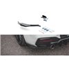 Maxton - Street Pro Lame Du Pare Chocs Arriere V.3 BMW 1 F20 M140i Noir-Rouge + Rabats Brillant