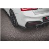 Maxton - Street Pro Lame Du Pare Chocs Arriere V.3 BMW 1 F20 M140i Noir-Rouge + Rabats Brillant