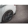 Maxton - Street Pro Lame Du Pare Chocs Arriere V.3 BMW 1 F20 M140i Noir-Rouge + Rabats Brillant
