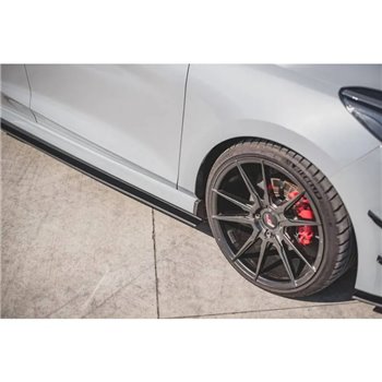 Maxton - Street Pro Rajouts Des Bas De Caisse Ford Fiesta ST / ST-Line Mk8 Noir