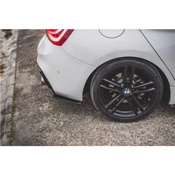 Maxton - Street Pro Lame Du Pare Chocs Arriere V.3 BMW 1 F20 M140i Noir-Rouge