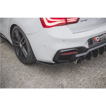 Maxton - Street Pro Lame Du Pare Chocs Arriere V.3 BMW 1 F20 M140i Noir