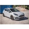 Maxton - Street Pro Rajouts Des Bas De Caisse Ford Fiesta ST / ST-Line Mk8 Noir-Rouge