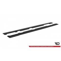Maxton - Street Pro Rajouts Des Bas De Caisse Ford Fiesta ST / ST-Line Mk8 Noir-Rouge