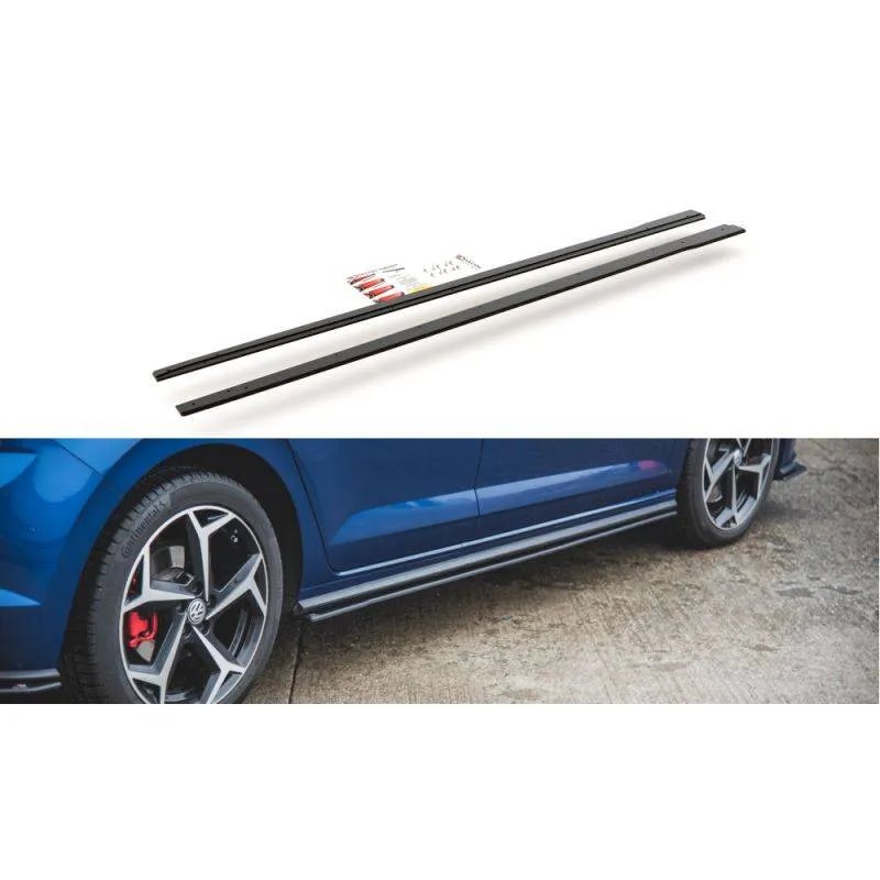 Maxton - Street Pro Rajouts Des Bas De Caisse Volkswagen Polo GTI Mk6 Noir