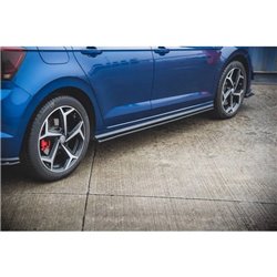 Maxton - Street Pro Rajouts Des Bas De Caisse Volkswagen Polo GTI Mk6 Noir