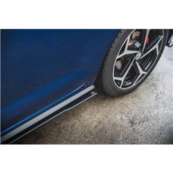Maxton - Street Pro Rajouts Des Bas De Caisse Volkswagen Polo GTI Mk6 Noir