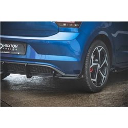 Maxton - Street Pro Diffuseur Arrière Complet Volkswagen Polo GTI Mk6 Rouge + Rabats Brillant