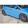 Maxton - Street Pro Rajouts Des Bas De Caisse Ford Focus RS Mk3 Noir + Rabats Brillant 