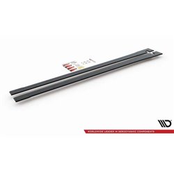Maxton - Street Pro Rajouts Des Bas De Caisse V.2 Honda Civic Type-R Mk10 / Mk10 Facelift Noir-Rouge