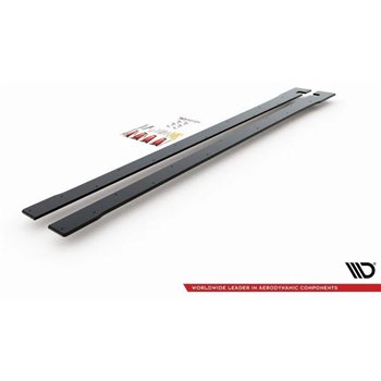 Maxton - Street Pro Rajouts Des Bas De Caisse V.2 Honda Civic Type-R Mk10 / Mk10 Facelift Noir-Rouge