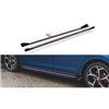 Maxton - Street Pro Rajouts Des Bas De Caisse Volkswagen Polo GTI Mk6 Noir-Rouge + Rabats Brillant