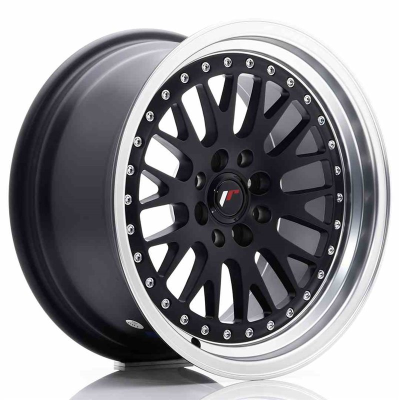 JR Wheels JR10 16x8 ET20 4x100/108 Matt Black w/Machined Lip JR Wheels JR10 16x8 ET20 4x100/108 Matt Black w/Machined Lip