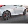 Maxton - Street Pro Rajouts Des Bas De Caisse Toyota GR Yaris Mk4 Noir-Rouge + Rabats Brillant