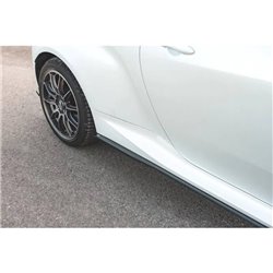 Maxton - Street Pro Rajouts Des Bas De Caisse Toyota GR Yaris Mk4 Noir-Rouge