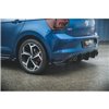 Maxton - Street Pro Diffuseur Arrière Complet Volkswagen Polo GTI Mk6 Noir + Rabats Brillant 