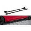 Maxton - Street Pro Rajouts Des Bas De Caisse Volkswagen Golf GTI Mk6 Noir-Rouge + Rabats Brillant