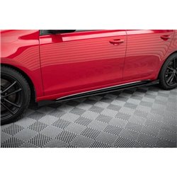 Maxton - Street Pro Rajouts Des Bas De Caisse Volkswagen Golf GTI Mk6 Noir-Rouge + Rabats Brillant