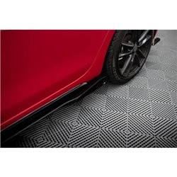 Maxton - Street Pro Rajouts Des Bas De Caisse Volkswagen Golf GTI Mk6 Noir-Rouge + Rabats Brillant