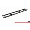 Maxton - Sports Durabilité Rajouts Des Bas De Caisse Volkswagen Golf GTI Mk6 Noir-Rouge