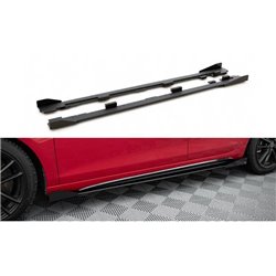 Maxton - Street Pro Rajouts Des Bas De Caisse Volkswagen Golf GTI Mk6 Noir + Rabats Brillant