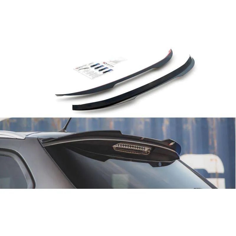 Maxton - Spoiler Cap Peugeot 308 SW Mk2 Noir Brillant